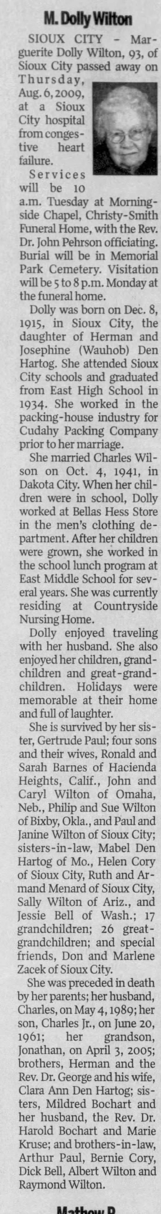 Clipping from Sioux City Journal